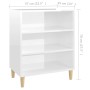 Bright white plywood sideboard 57x35x70 cm by , Sideboards - Ref: Foro24-806055, Price: 46,99 €, Discount: %