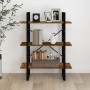 Smoked oak plywood shelf 80x30x105 cm by , Bookcases and shelves - Ref: Foro24-821315, Price: 60,73 €, Discount: %