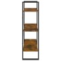 Smoked oak plywood shelf 80x30x105 cm by , Bookcases and shelves - Ref: Foro24-821315, Price: 60,73 €, Discount: %