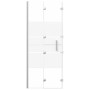 Folding white ESG shower screen 120x140 cm by , shower doors - Ref: Foro24-150739, Price: 156,01 €, Discount: %