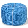 Braided polypropylene rope 6 mm 200 m blue by vidaXL, Ropes and metal cords - Ref: Foro24-91303, Price: 27,99 €, Discount: %