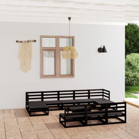 11-piece solid pine wood garden furniture set by , Garden sets - Ref: Foro24-3076103, Price: 813,99 €, Discount: %