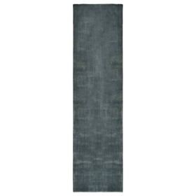 Alfombra de pasillo lavable plegable poliéster gris 100x400 cm de , Alfombras - Ref: Foro24-337139, Precio: 46,29 €, Descuent...