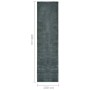 Alfombra de pasillo lavable plegable poliéster gris 100x400 cm de , Alfombras - Ref: Foro24-337139, Precio: 46,99 €, Descuent...