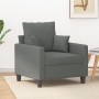 Dark gray fabric armchair, 60 cm by , Sofas - Ref: Foro24-359252, Price: 163,52 €, Discount: %