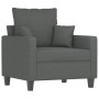 Dark gray fabric armchair, 60 cm by , Sofas - Ref: Foro24-359252, Price: 163,52 €, Discount: %