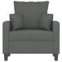 Dark gray fabric armchair, 60 cm by , Sofas - Ref: Foro24-359252, Price: 163,52 €, Discount: %