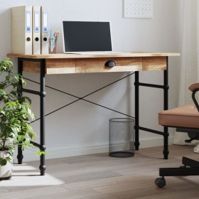 Computer desk with oak-colored drawer 110x50x75 cm by , Desks - Ref: Foro24-358623, Price: 134,99 €, Discount: %