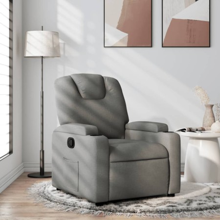 Sillón reclinable de tela gris oscuro de , Sillones - Ref: Foro24-372366, Precio: 227,42 €, Descuento: %