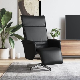 Reclining armchair with black synthetic leather footrest by , Armchairs - Ref: Foro24-356645, Price: 168,57 €, Discount: %