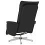 Sillón reclinable con reposapiés cuero sintético negro de , Sillones - Ref: Foro24-356645, Precio: 194,39 €, Descuento: %