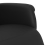 Sillón reclinable con reposapiés cuero sintético negro de , Sillones - Ref: Foro24-356645, Precio: 194,39 €, Descuento: %