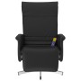 Reclining massage armchair with footrest in black synthetic leather by , Armchairs - Ref: Foro24-356653, Price: 160,37 €, Dis...