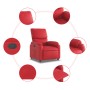 Sillón reclinable de cuero sintético rojo de , Sillones - Ref: Foro24-373439, Precio: 230,28 €, Descuento: %