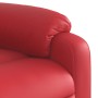 Sillón reclinable de cuero sintético rojo de , Sillones - Ref: Foro24-373439, Precio: 230,28 €, Descuento: %