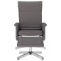 Relaxsessel mit Fußstütze Kunstleder grau von , Sessel - Ref: Foro24-356647, Preis: 129,32 €, Rabatt: %