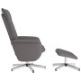 Relaxsessel mit Fußstütze Kunstleder grau von , Sessel - Ref: Foro24-356647, Preis: 129,32 €, Rabatt: %