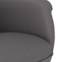 Sillón reclinable con reposapiés cuero sintético gris de , Sillones - Ref: Foro24-356647, Precio: 129,99 €, Descuento: %