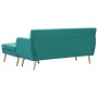 L-shaped sofa upholstered in green fabric 171.5x138x81.5 cm by , Sofas - Ref: Foro24-247023, Price: 415,01 €, Discount: %