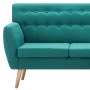 L-shaped sofa upholstered in green fabric 171.5x138x81.5 cm by , Sofas - Ref: Foro24-247023, Price: 415,01 €, Discount: %