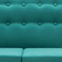 L-shaped sofa upholstered in green fabric 171.5x138x81.5 cm by , Sofas - Ref: Foro24-247023, Price: 415,01 €, Discount: %