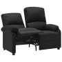 Sofá reclinable de 2 plazas de tela negro de , Sillones - Ref: Foro24-324091, Precio: 449,29 €, Descuento: %