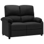 Sofá reclinable de 2 plazas de tela negro de , Sillones - Ref: Foro24-324091, Precio: 449,29 €, Descuento: %