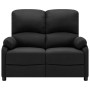 Sofá reclinable de 2 plazas de tela negro de , Sillones - Ref: Foro24-324091, Precio: 449,29 €, Descuento: %