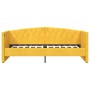 Sofá cama USB de terciopelo amarillo 90x200 cm de , Camas y somieres - Ref: Foro24-337211, Precio: 221,47 €, Descuento: %