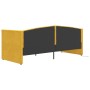 Sofá cama USB de terciopelo amarillo 90x200 cm de , Camas y somieres - Ref: Foro24-337211, Precio: 221,47 €, Descuento: %