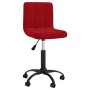 Silla de oficina giratoria de terciopelo rojo tinto de , Sillas de oficina - Ref: Foro24-334362, Precio: 83,38 €, Descuento: %