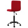 Silla de oficina giratoria de terciopelo rojo tinto de , Sillas de oficina - Ref: Foro24-334362, Precio: 83,38 €, Descuento: %