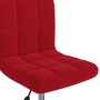 Silla de oficina giratoria de terciopelo rojo tinto de , Sillas de oficina - Ref: Foro24-334362, Precio: 83,38 €, Descuento: %