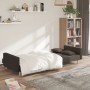 Sofá cama de 2 plazas con dos almohadas tela marrón de , Sofás - Ref: Foro24-337431, Precio: 201,19 €, Descuento: %