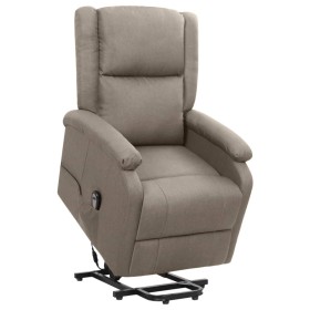 Sillón elevable tela gris taupe de , Sillones - Ref: Foro24-329707, Precio: 348,81 €, Descuento: %