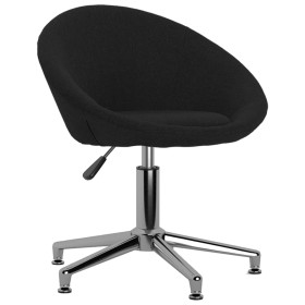 Silla de oficina giratoria de tela negra de , Sillas de oficina - Ref: Foro24-330440, Precio: 102,99 €, Descuento: %