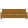 3 seater brown velvet sofa 180 cm by , Sofas - Ref: Foro24-349060, Price: 242,51 €, Discount: %