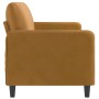 3 seater brown velvet sofa 180 cm by , Sofas - Ref: Foro24-349060, Price: 242,51 €, Discount: %