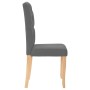 Dining chairs 4 units dark gray fabric by , dining chairs - Ref: Foro24-336896, Price: 206,40 €, Discount: %