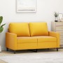 Sofá de 2 plazas terciopelo amarillo 120 cm de , Sofás - Ref: Foro24-348741, Precio: 222,99 €, Descuento: %