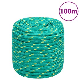 Cuerda de barco polipropileno verde 16 mm 100 m de , Sogas y cuerdas metálicas - Ref: Foro24-152733, Precio: 95,99 €, Descuen...