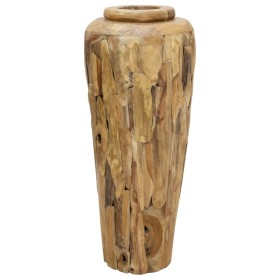 Decorative solid teak wood vase 40x100 cm by , Vases - Ref: Foro24-285209, Price: 232,99 €, Discount: %