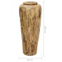 Dekorative Vase aus massivem Teakholz, 40 x 100 cm von , Vasen - Ref: Foro24-285209, Preis: 232,82 €, Rabatt: %