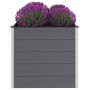 Gray WPC flower bed 100x100x91 cm by vidaXL, Pots and planters - Ref: Foro24-43606, Price: 303,31 €, Discount: %