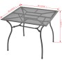 5-piece anthracite gray steel garden dining set by , Garden sets - Ref: Foro24-42707, Price: 306,67 €, Discount: %