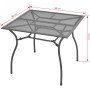 Set de mesa y sillas plegables de jardín 5 piezas acero gris de , Conjuntos de jardín - Ref: Foro24-42718, Precio: 313,99 €, ...