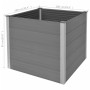 Gray WPC flower bed 100x100x91 cm by vidaXL, Pots and planters - Ref: Foro24-43606, Price: 303,31 €, Discount: %