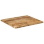 Solid mango wood table top 25-27 mm 80x70 cm by , Table tops - Ref: Foro24-350712, Price: 83,22 €, Discount: %