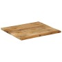 Solid mango wood table top 25-27 mm 80x70 cm by , Table tops - Ref: Foro24-350712, Price: 83,22 €, Discount: %