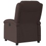 Sillón de masaje reclinable de tela marrón oscuro de , Sillones - Ref: Foro24-371768, Precio: 238,19 €, Descuento: %